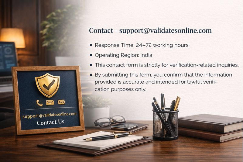 Contact Prime Validation Services - verification support